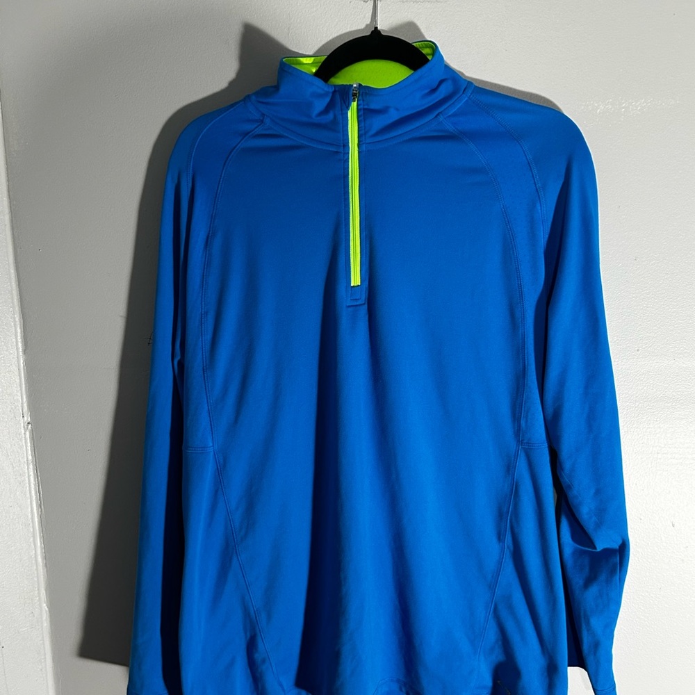 Champion  Blue Lightweight Quarter-Zip Jacket